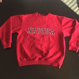 Red Nautica sweatshirt